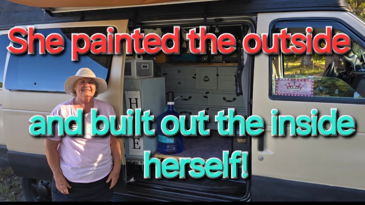 Van Tour-Senior Woman with Can Do Attitude