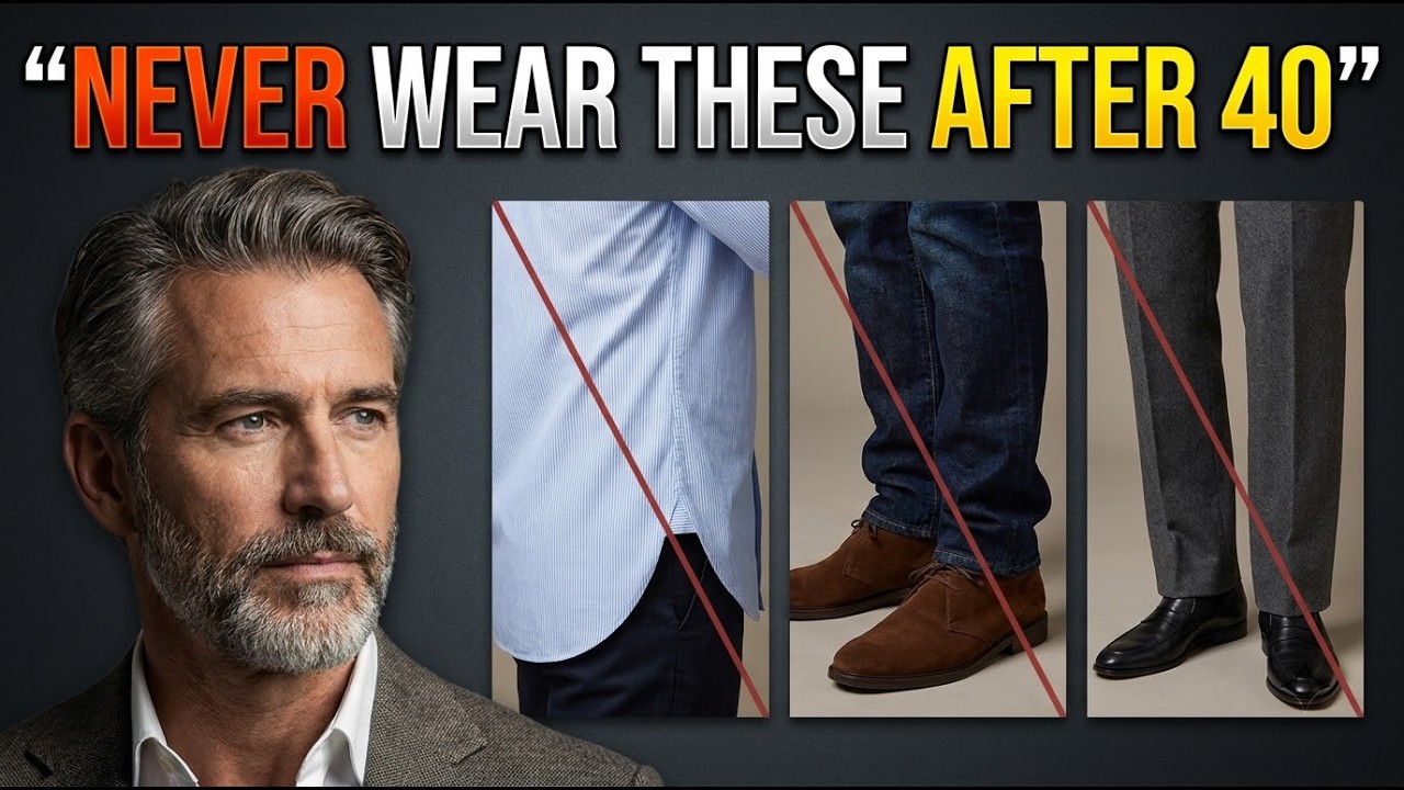 Avoid This FASHION MISTAKE: Better OUTFIT IDEAS for Men 40+|  40+ Men's Fashion