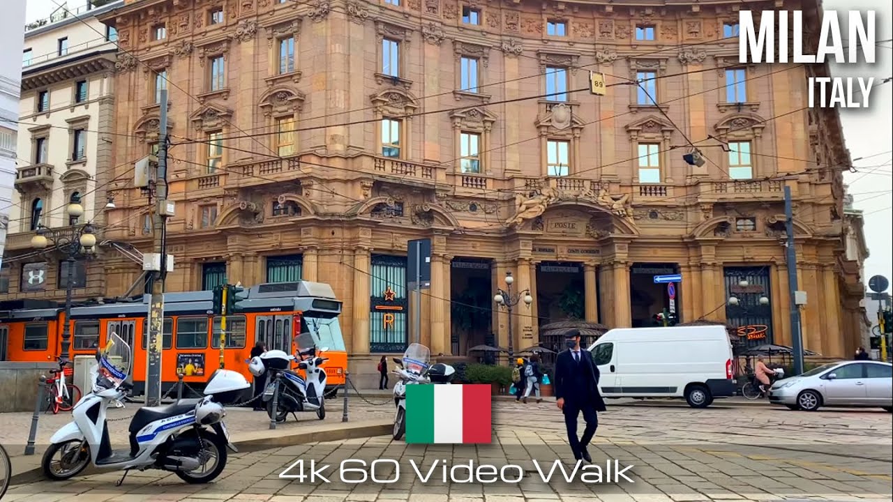 Milano 2021 🇮🇹  | 4K walking tour in the City-Centre
