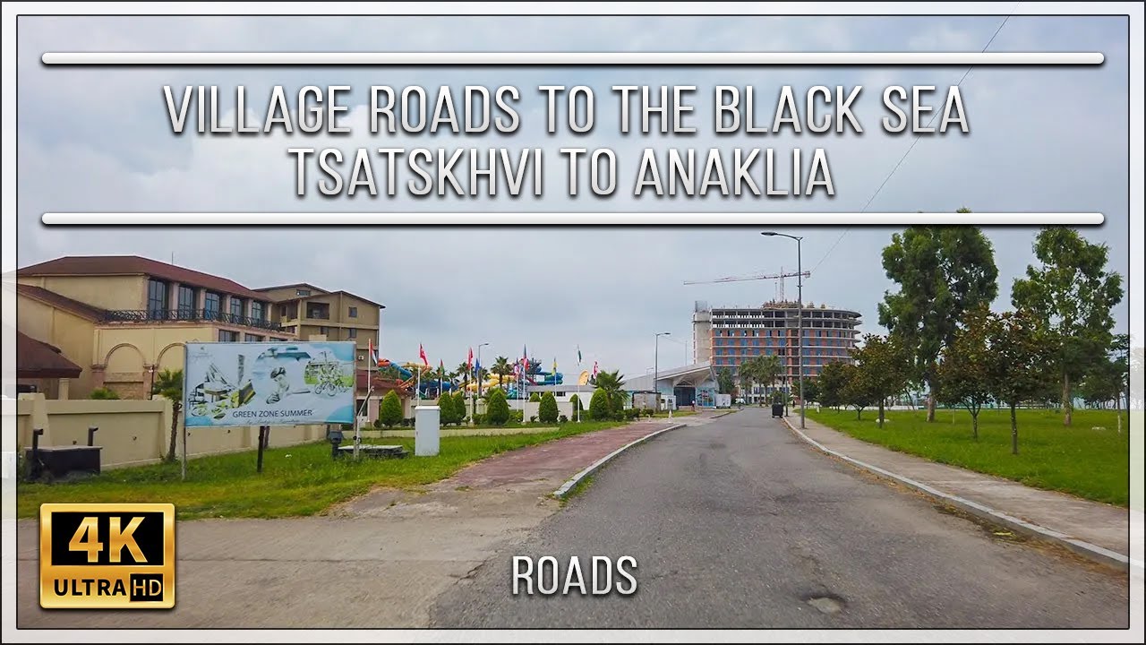 Village Roads to the Black Sea: Tsatskhvi to Anaklia | 4k #roadtrip
