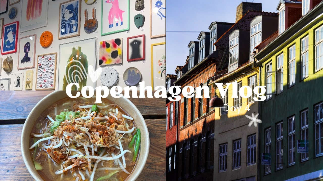Copenhagen Vlog - Day 4 (Reffen Street Food, Meat Packing District Dinner, Studio Arhoj Study)