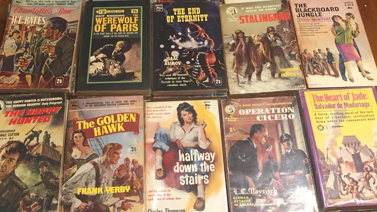 A Gander At Rare British Panther Books- Vintage Paperbacks; Episode #273