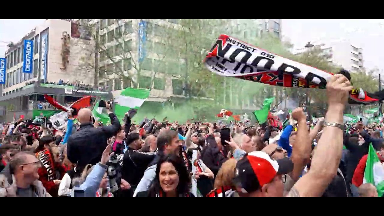 Hermes House Band live coolsingel 15 mei 2023 kampioen huldiging feyenoord coolsingel