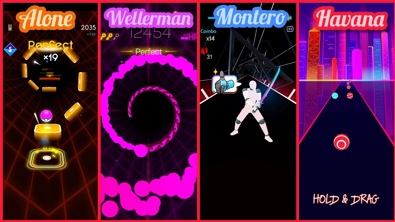 Alone - Beat Hop/Wellerman - Smash Colors 3D/ Montero - Beat Blade/ Frozen 2 Road Dancing - Havana