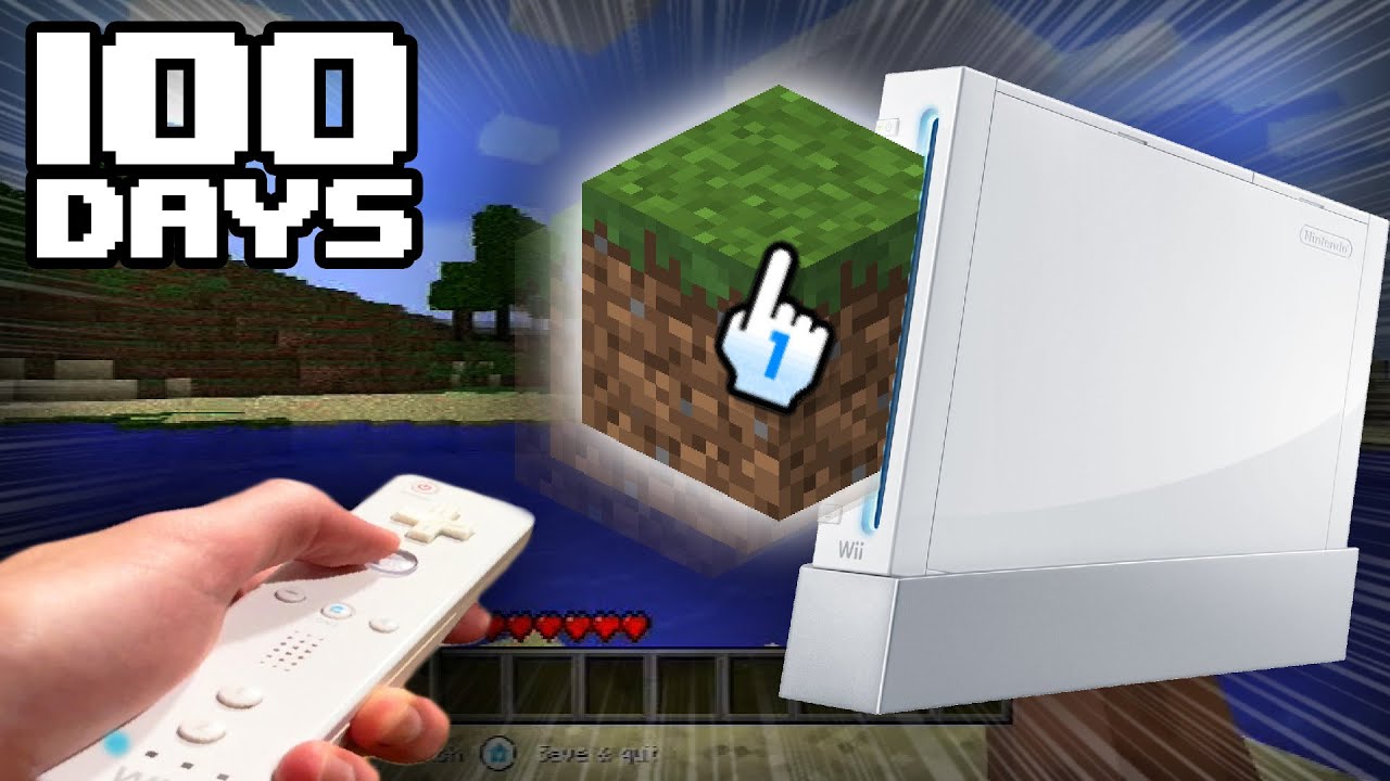 Я провел 100 дней в Minecraft Wii