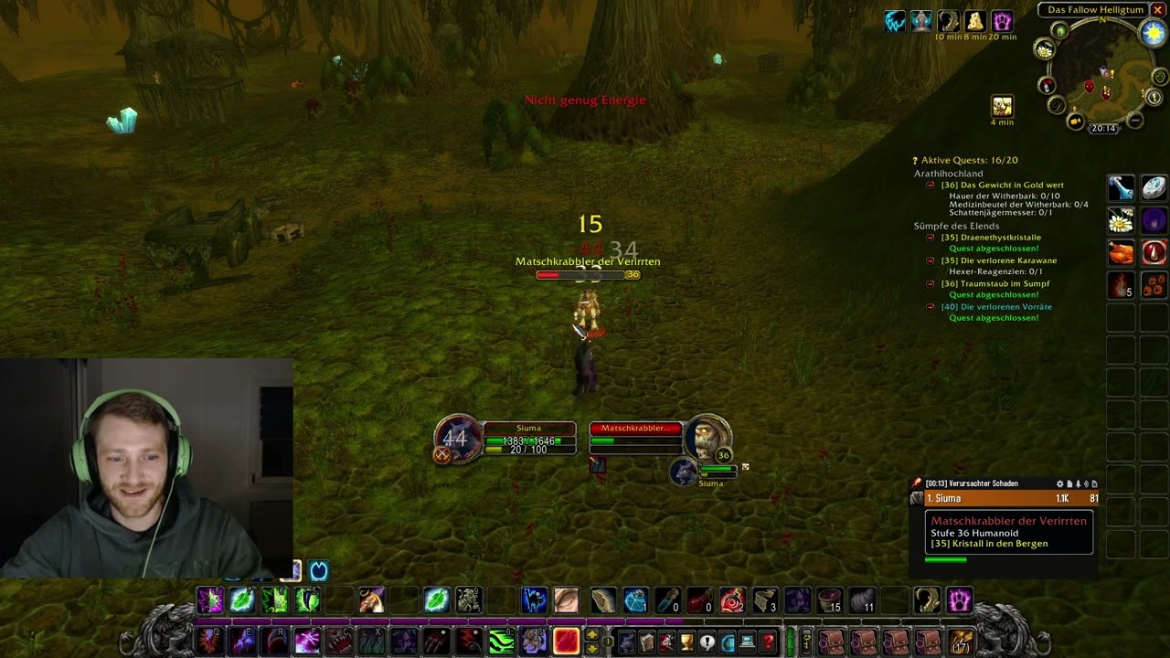 🌙 Abend-Stream Live- entspannter WoW Classic Hardcore Abend - Stream