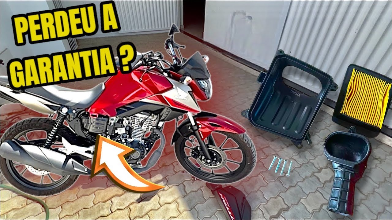 COMO TIRAR O FILTRO DA TITAN160 2025 SEM PERDER A GARANTIA!