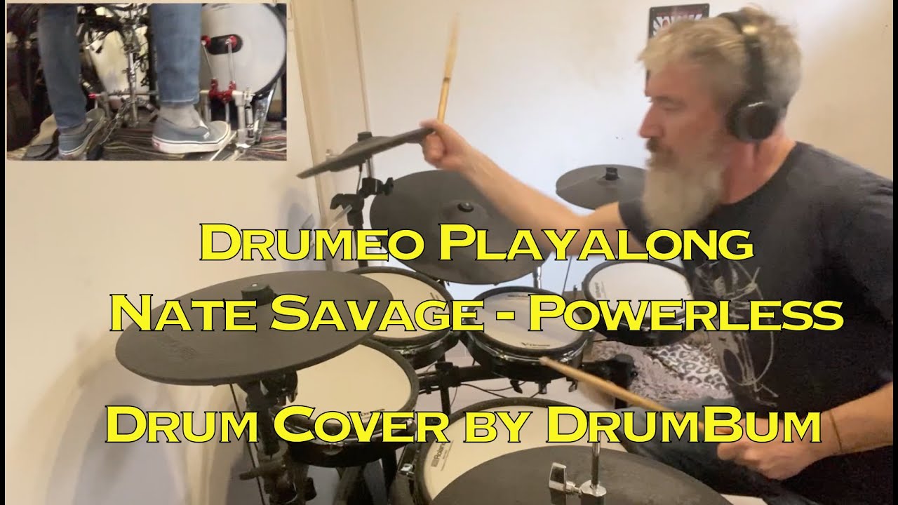 Drumeo Playalong  [Powerless]  – Drum Cover by Drum Bum (SD3 Death SDX)