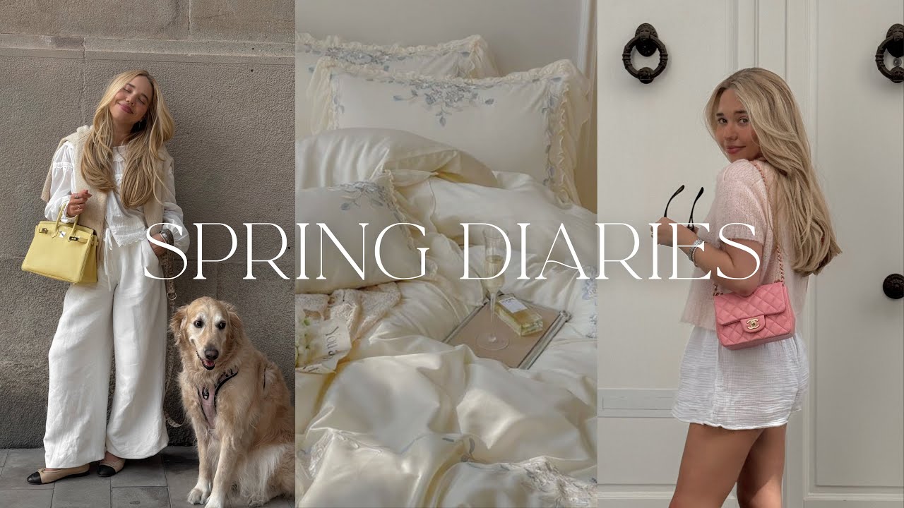Spring Diaries 🌸: Giving Up on House Hunting?!  Closet Refresh, Barcelona Strolls & Sitges Day Trip!