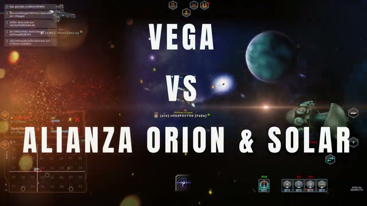 WARUNIVERSE UNION VEGA VS ALIANZA SOLAR-ORION [ +300 ONLINE PLAYERS SPACEBALL ] NA SERVER