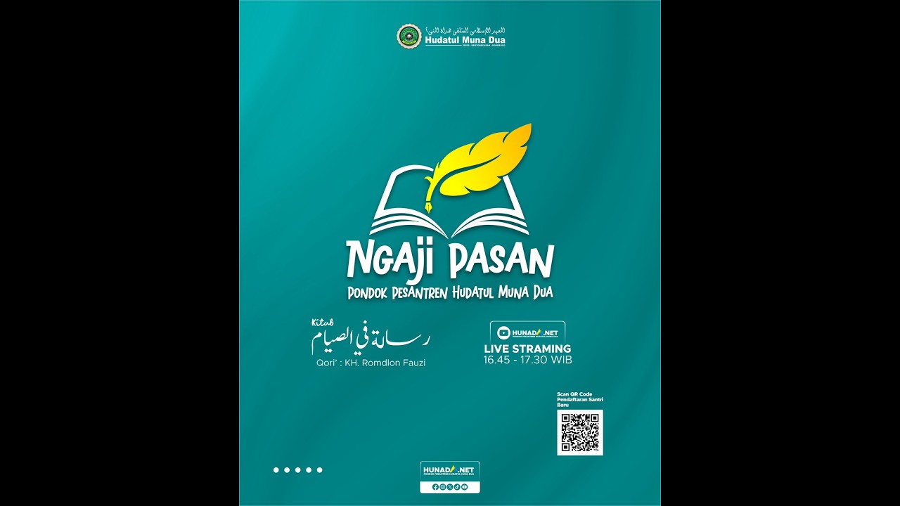 [LIVE]  Kajian Kitab رسالة البسملة  Oleh K.H. M. Romdlon Fauzi