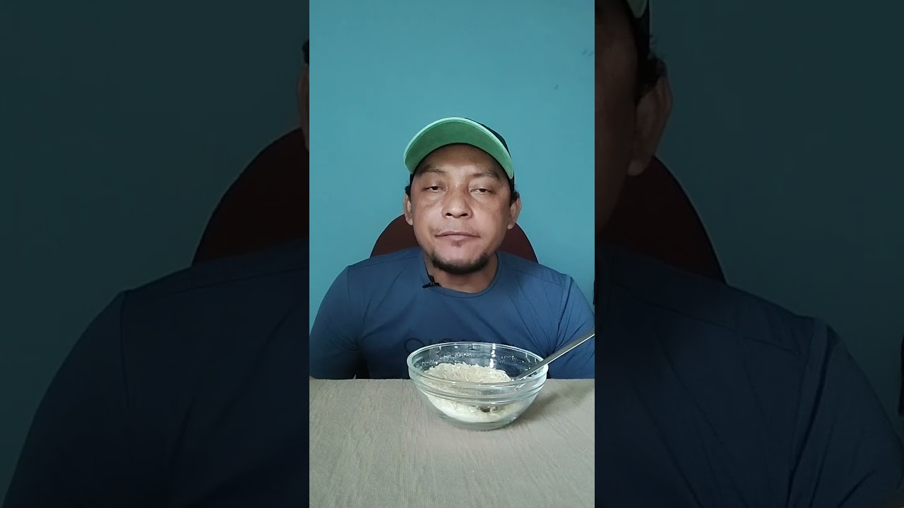 ASMR RAW RICE EATING MAKAN BERAS BASMATI NESTUM