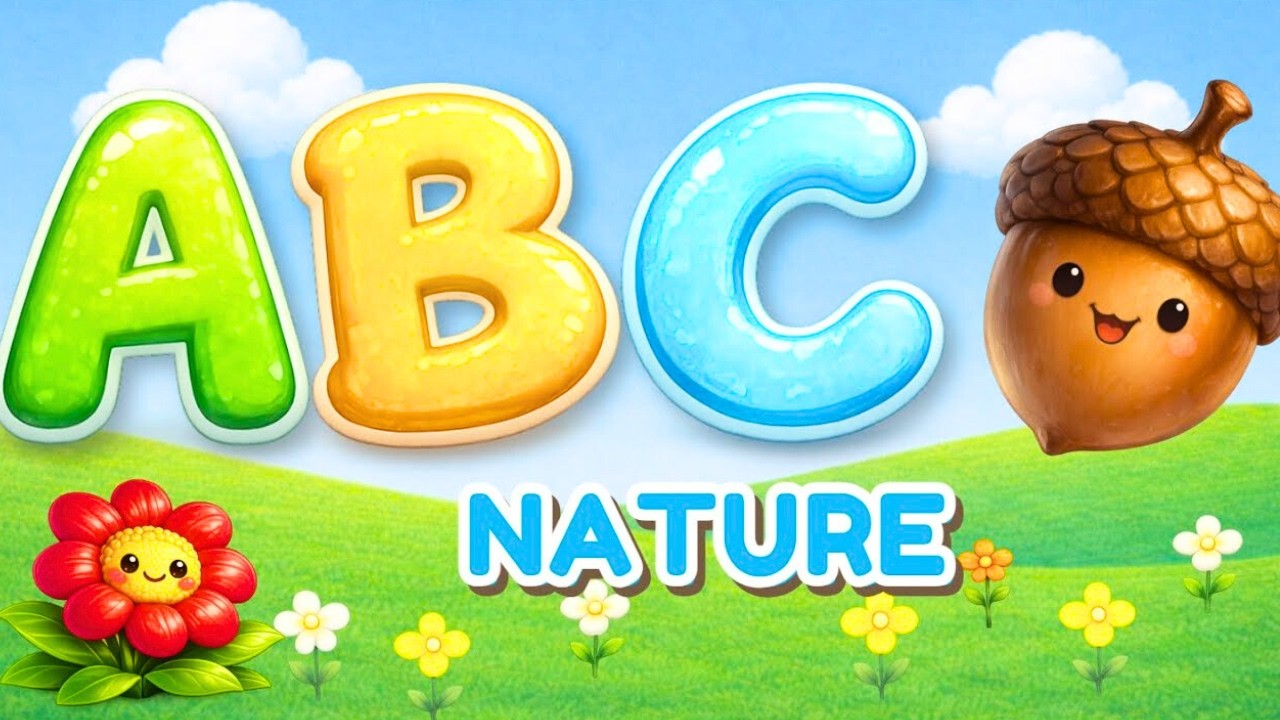 ABC Nature Song | Learn Alphabet with Mother Nature | Elephant ELI & Unicorn | ABC Spotlight