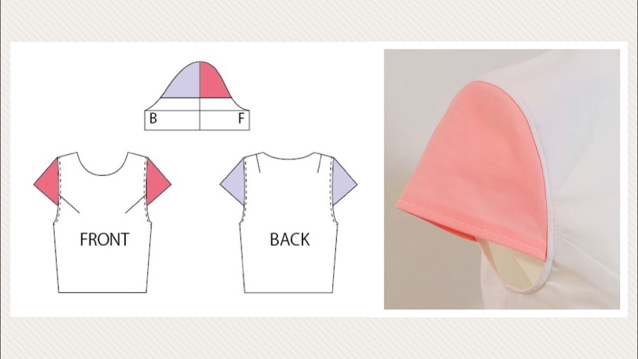 Cap Sleeve Pattern ဆွဲနည်း ၊ စက်ချုပ်နည်း