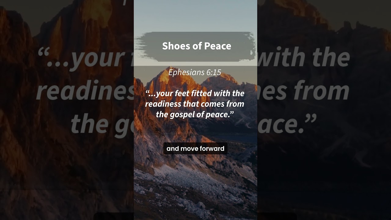 Armor of God - Shoes of Peace 
