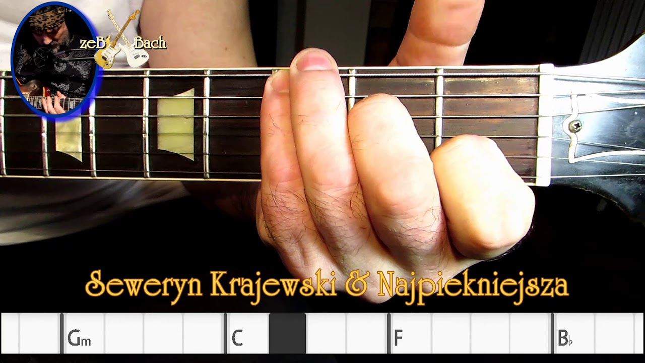Jak Grac Seweryn Krajewski  -Najpiekniejsza (lekcja dla poczatkujacych)