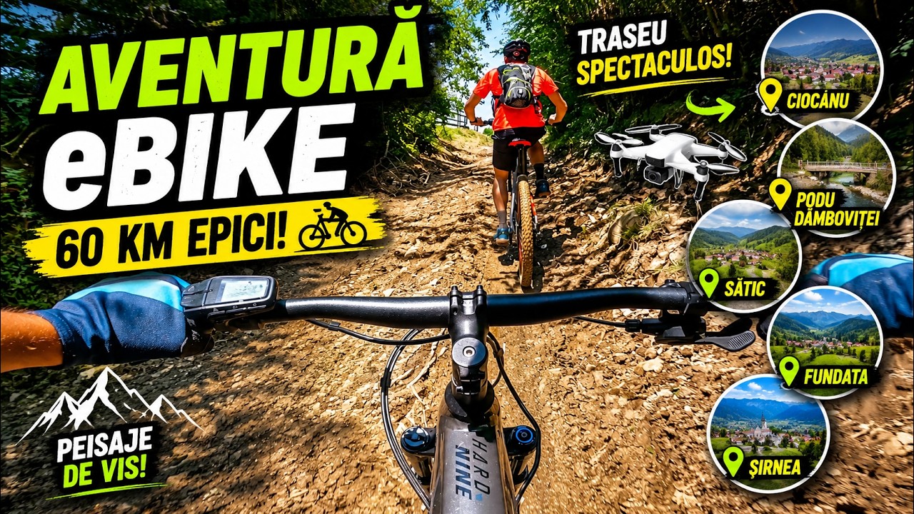 Aventură eBike 60 km prin Ciocanu, Podu Dâmboviței, Sătic, Fundata și Șirnea