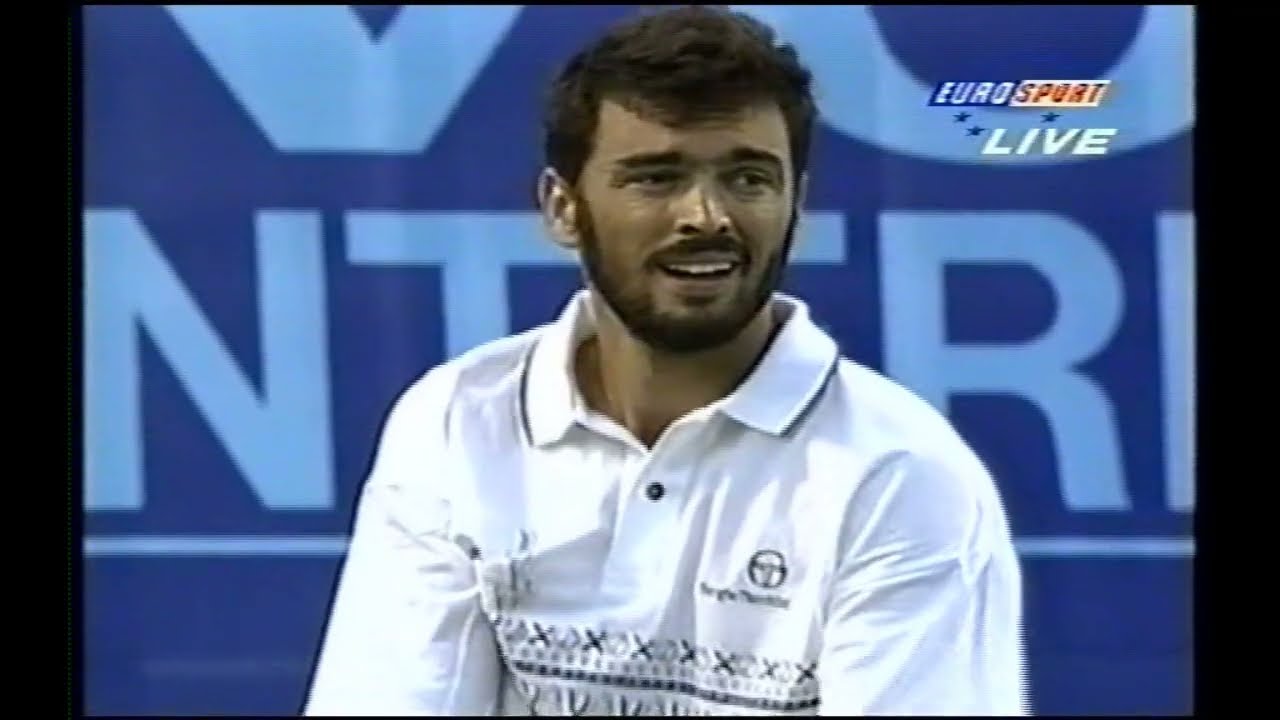 New Haven 1995 QF Agassi vs Bruguera