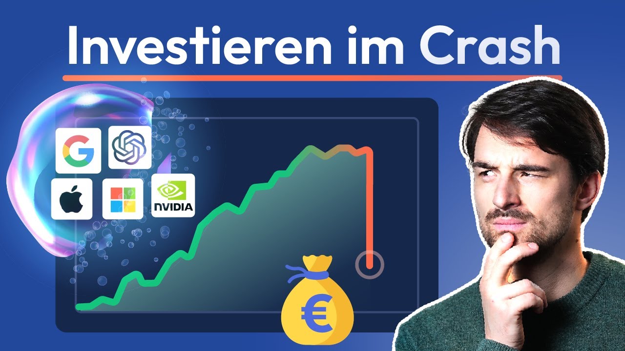 Investieren, wenn die Blase platzt: Crash-Anlage vs. Sparplan
