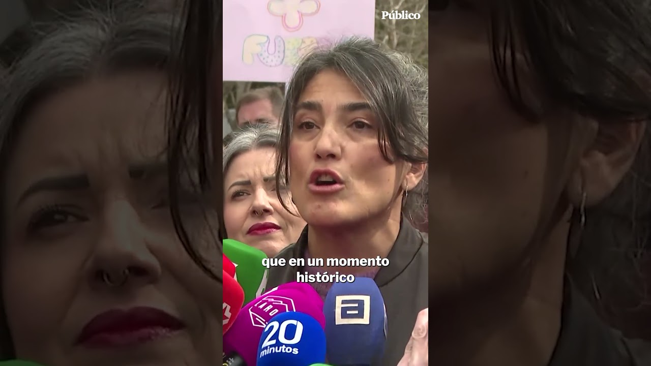 Bergerot en la manifestación del 8M: 