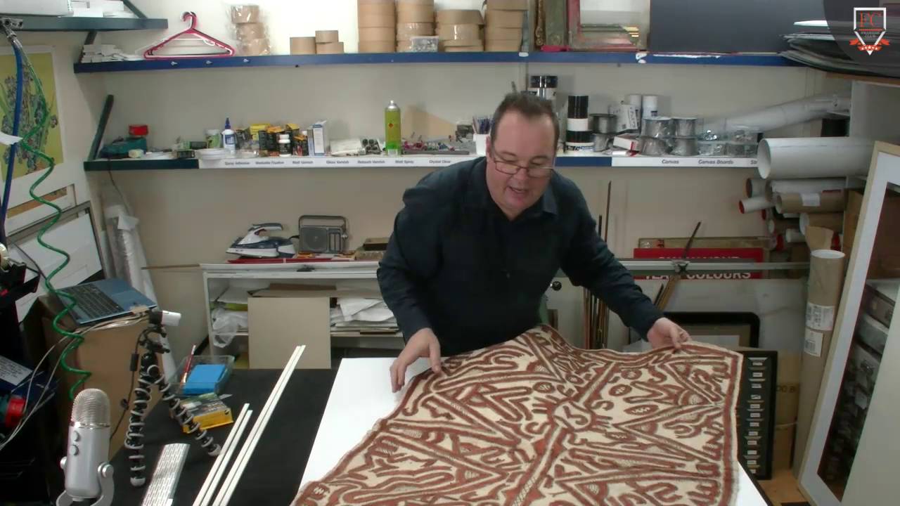 How to Frame Tapa Cloth Trailer