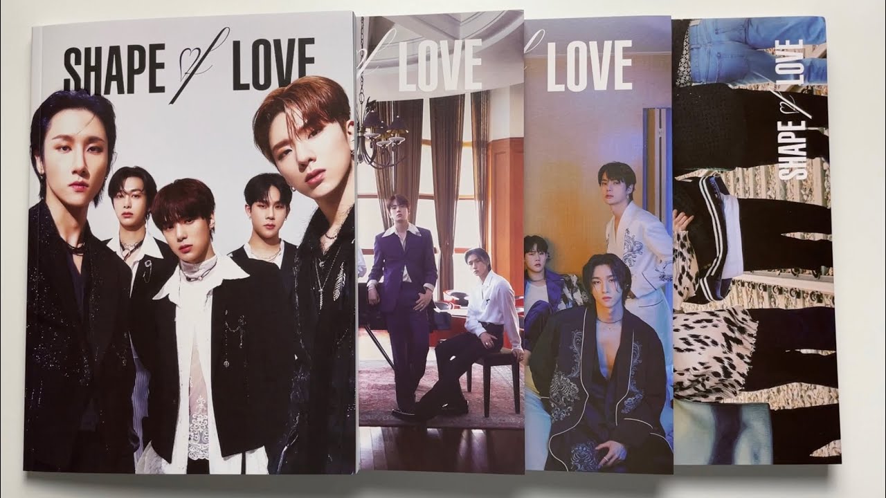 ♡Unboxing MONSTA X 몬스타엑스 11th Mini Album Shape of Love (Love, Originality, Vibe & Everything Ver.)♡