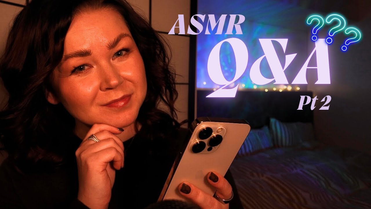ASMR Suomi - Q&A Vastaan teidän henkilökohtaisiin kysymyksiin | whispered Q&A for sleep