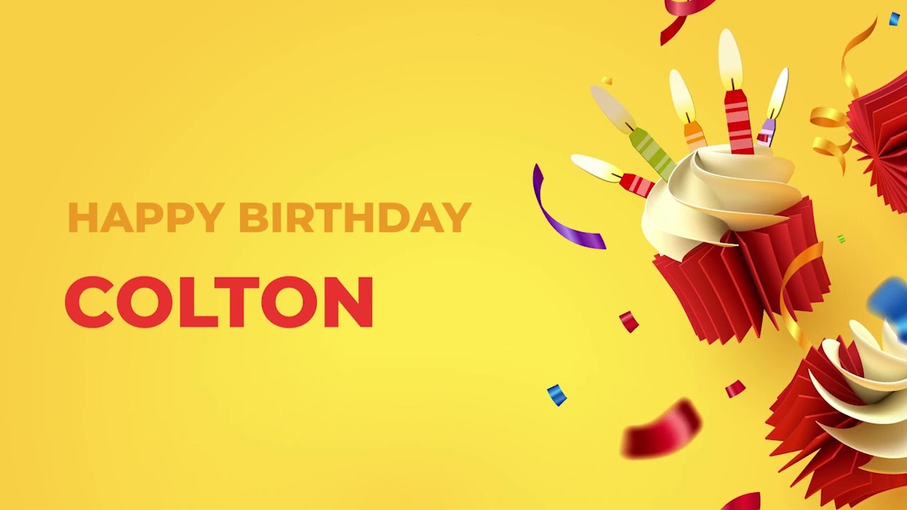 Happy Birthday COLTON - Happy Birthday Song made especially for You! 🥳