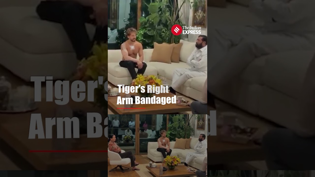 First images show Tiger Shroff bandaged at home as Eknath Shinde visits after Juhu firing