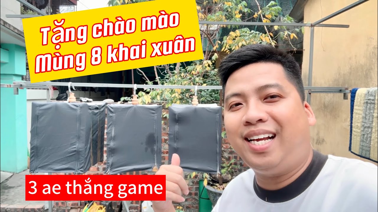 Gửi tặng chào mào mùng 8 đầu xuân cho ae thắng game. Tiếp tục mini game mới cực vui