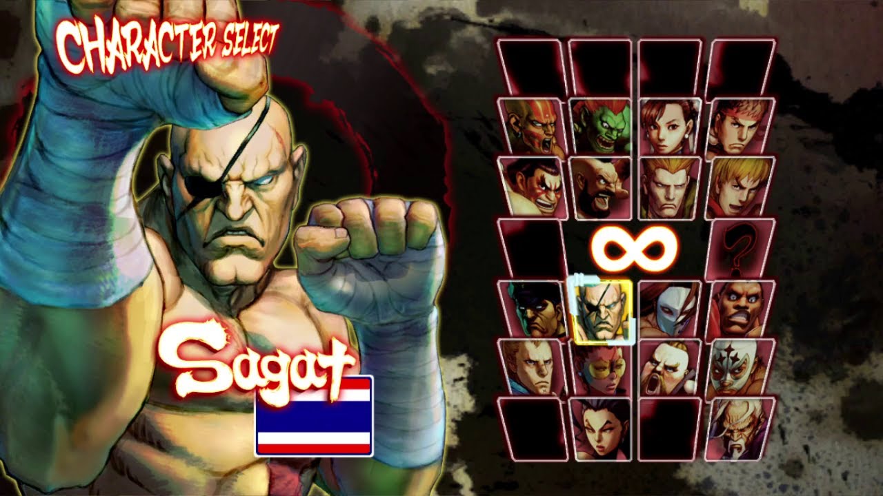Street Fighter IV - Sagat Arcade Mode