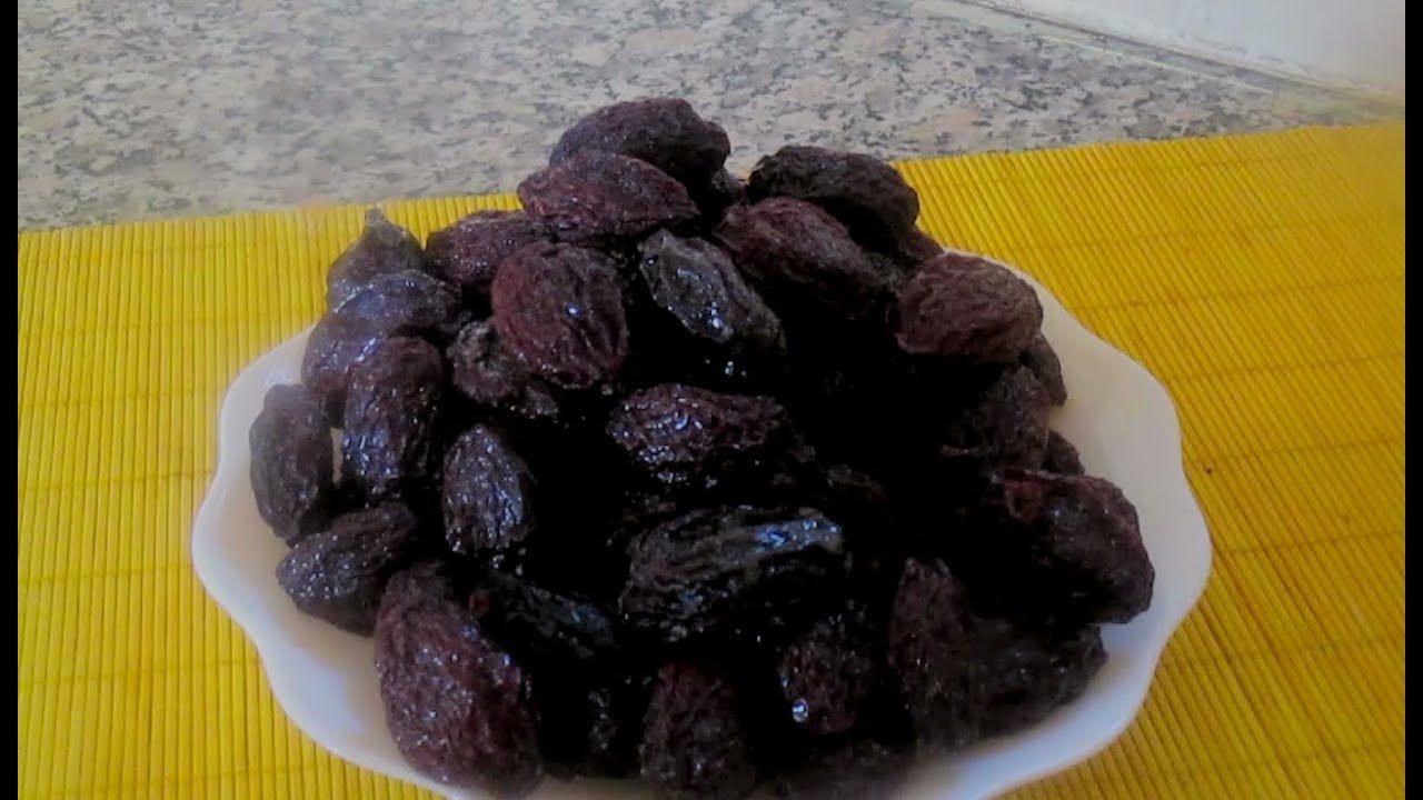 طريقة تجفيف البرقوق  Comment bien faire sécher des prunes