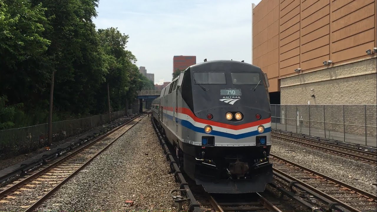 MTA MNRR / Amtrak: Hudson Line and Empire Line Train Action @ Yankees-East 153rd Street
