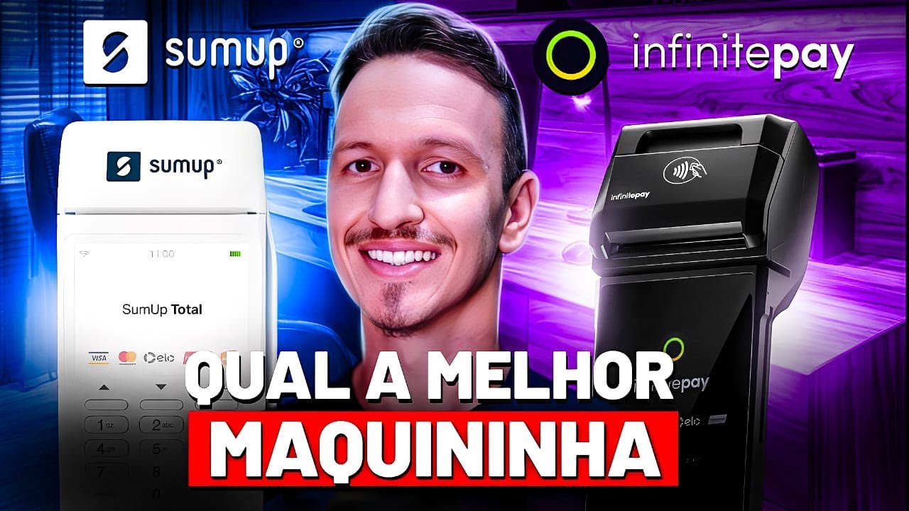 InfinitePay ou Sumup: QUAL a MELHOR MAQUININHA Com MENOR TAXA?