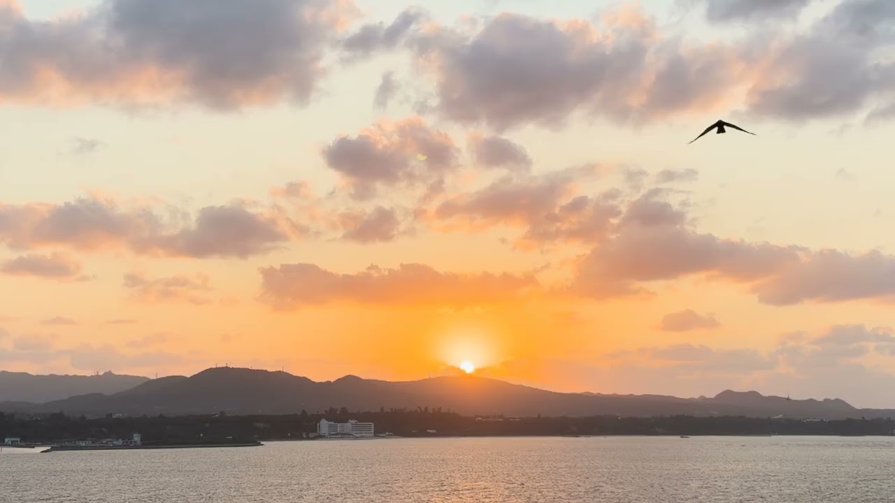 【オリジナルBGM】古宇利島から見える夕陽　2026年1月19日
