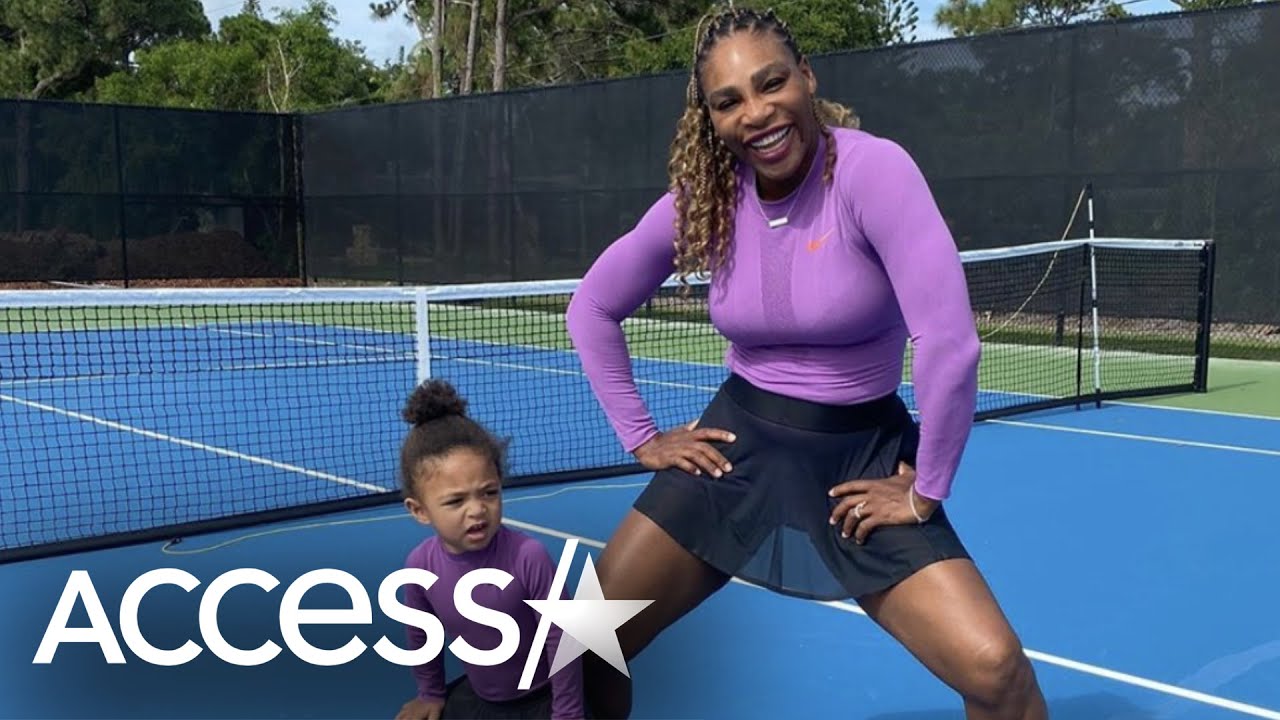 Serena Williams Enrolls Daughter In Tennis Lessons
