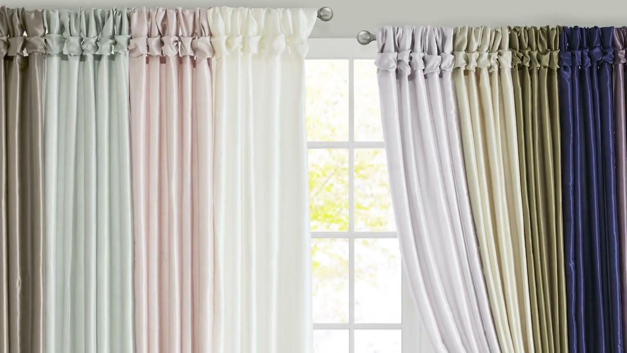 The Twist Tab Window Curtain Collection & Instruction - Madison Park