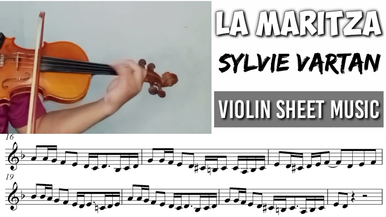 Free Sheet || La Maritza - Sylvie Vartan || Violin Sheet Music