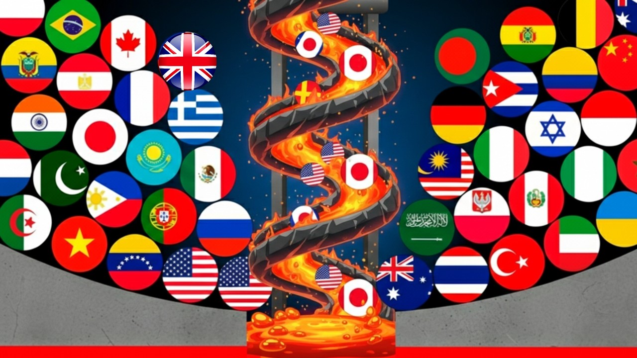 15 pro Countries Marble Race In Algodoo