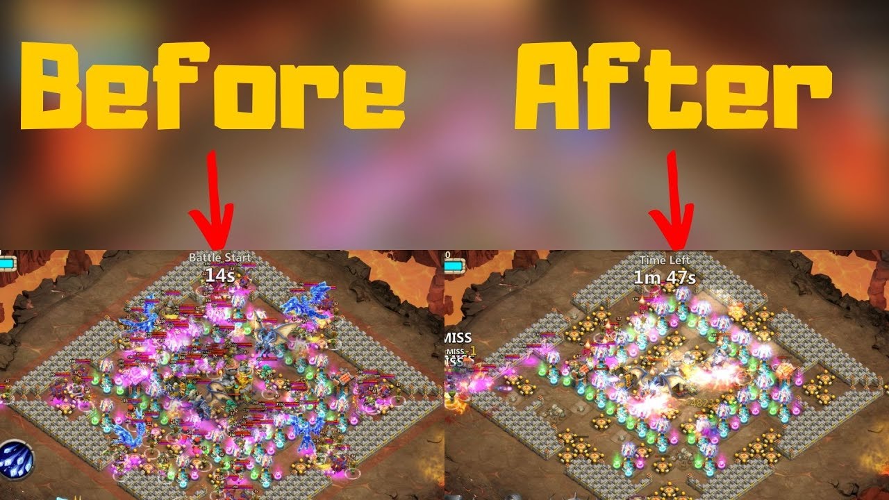 Free 2 Play Heroes | Clear Insane dungeon 8.1-8.10 | Castle Clash