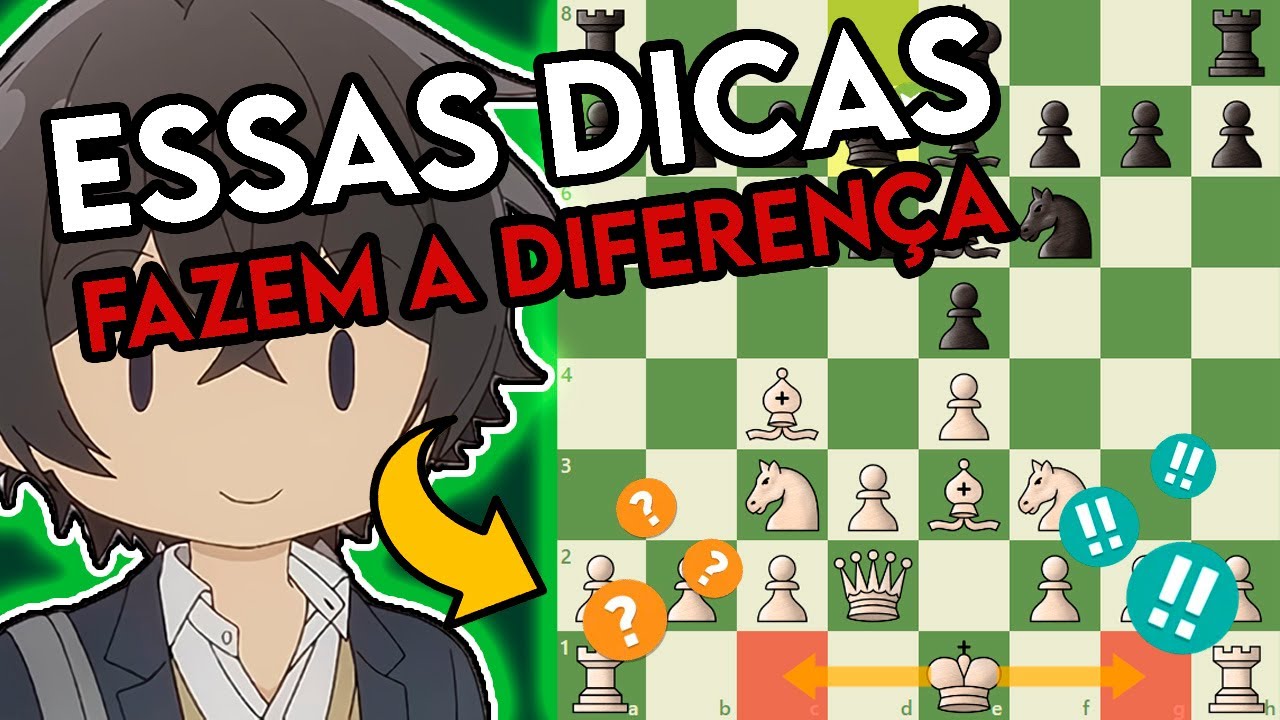 VOC&Ecirc; PRECISA CONHECER ESSAS DICAS SE QUISER MELHORAR NO XADREZ!