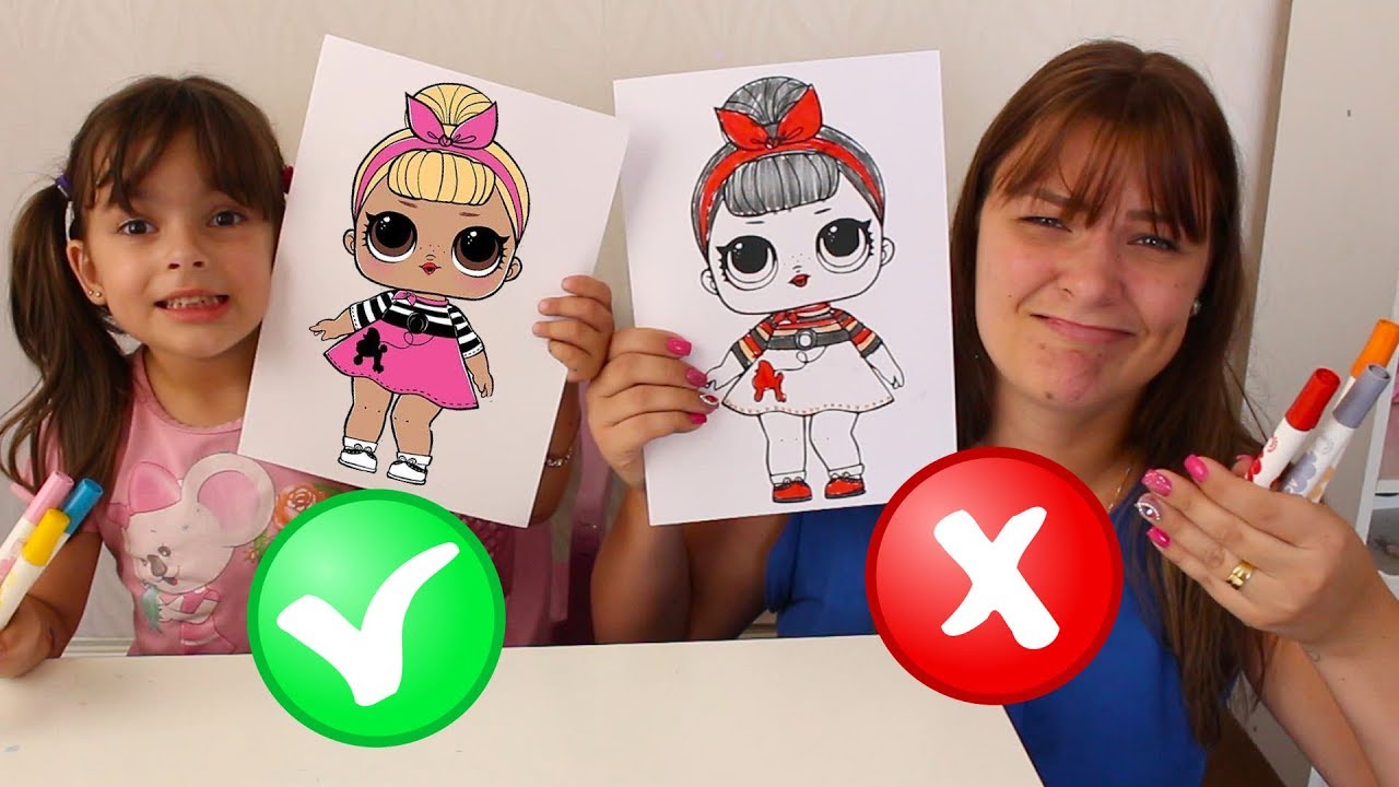 DESAFIO COLORINDO COM 3 - Jéssica Godar e Laurinha e Helena