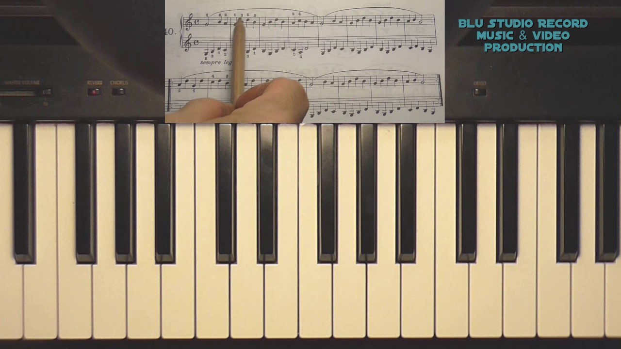 [49] Lezioni di pianoforte - School of piano - Piano lesson - Beyer esercizio 40