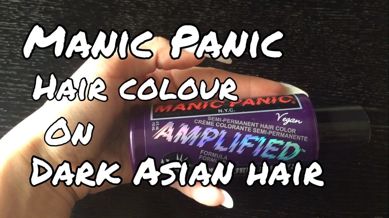 Manic Panic hair dye on dark Asian hair Review
