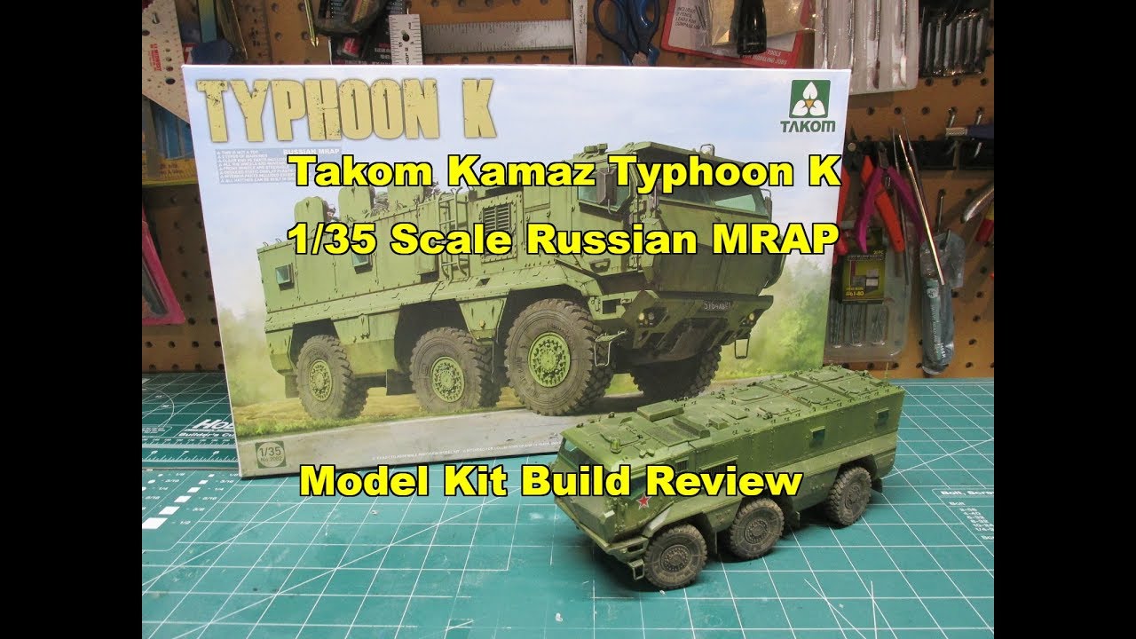 Takom 1/35 Kamaz Typhoon K Russian MRAP Model Kit Build Review 2082