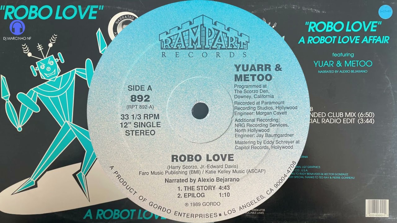 Yuarr & Metoo – Robo Love (12'' Single) ((24bit-44100khz) (Wav) Vinyl Remastering)