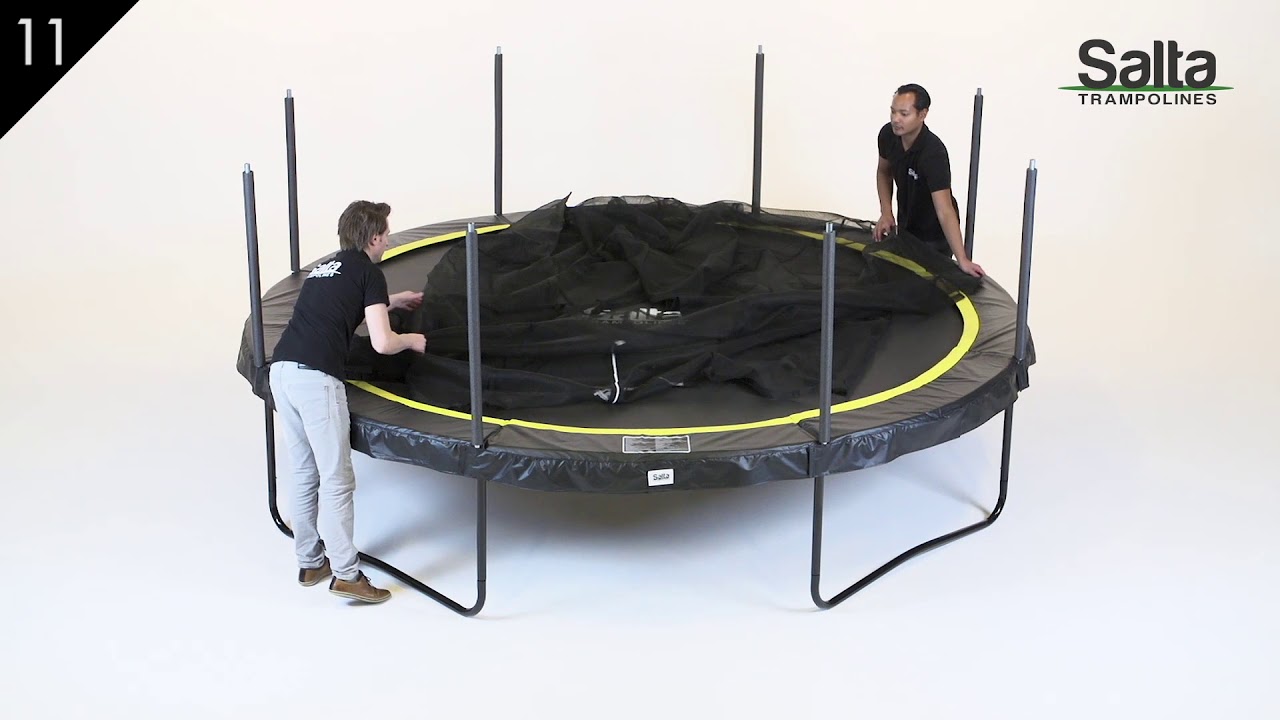 Salta Comfort Edition | Assembly video | Round trampoline