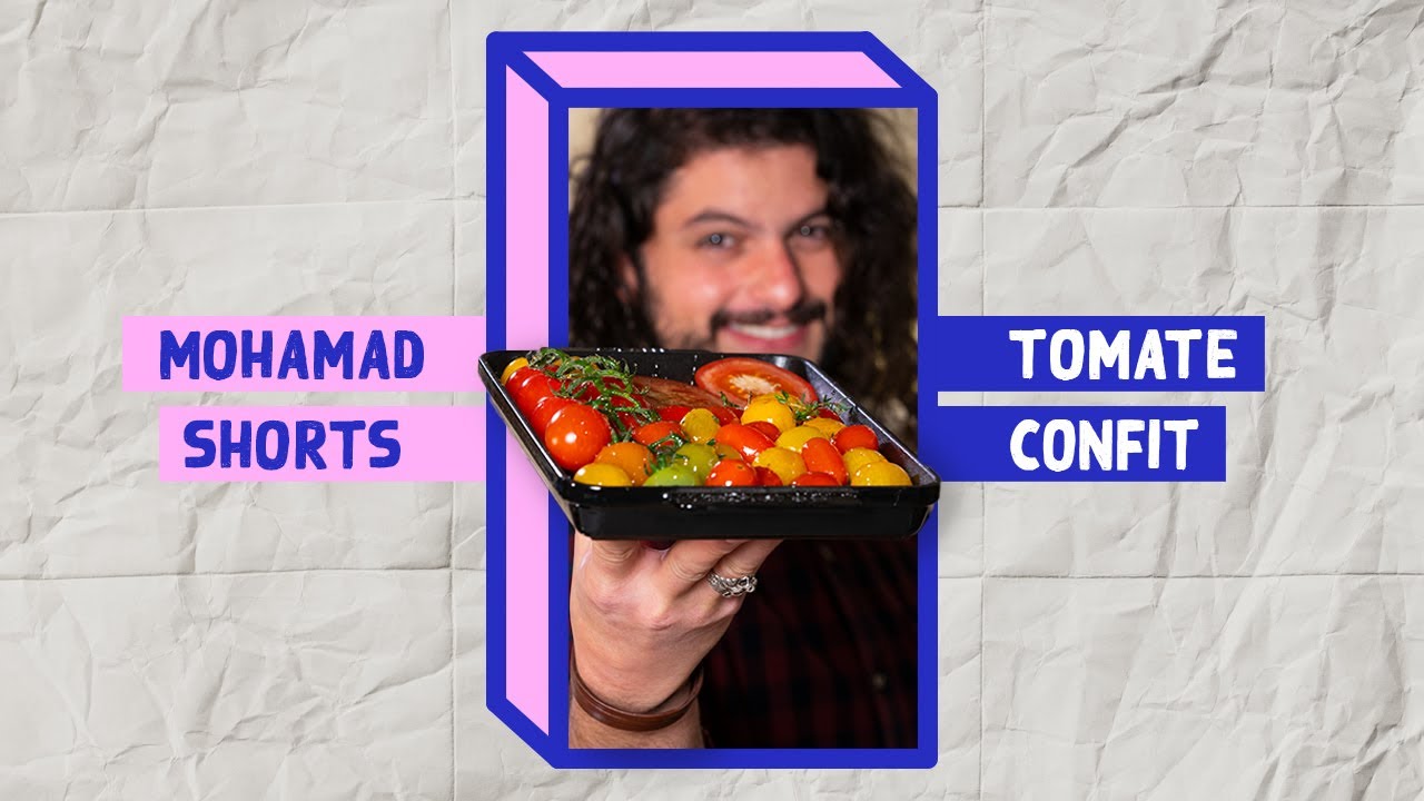 COMO FAZER TOMATE CONFIT | Mohamad Hindi | #Shorts
