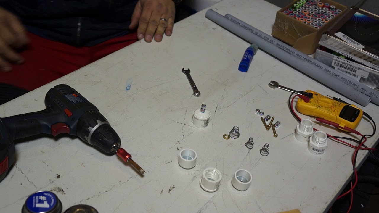 DIY E-TUBE without solder or BMS 18650 Battery pack pvc pipe conduit fittings