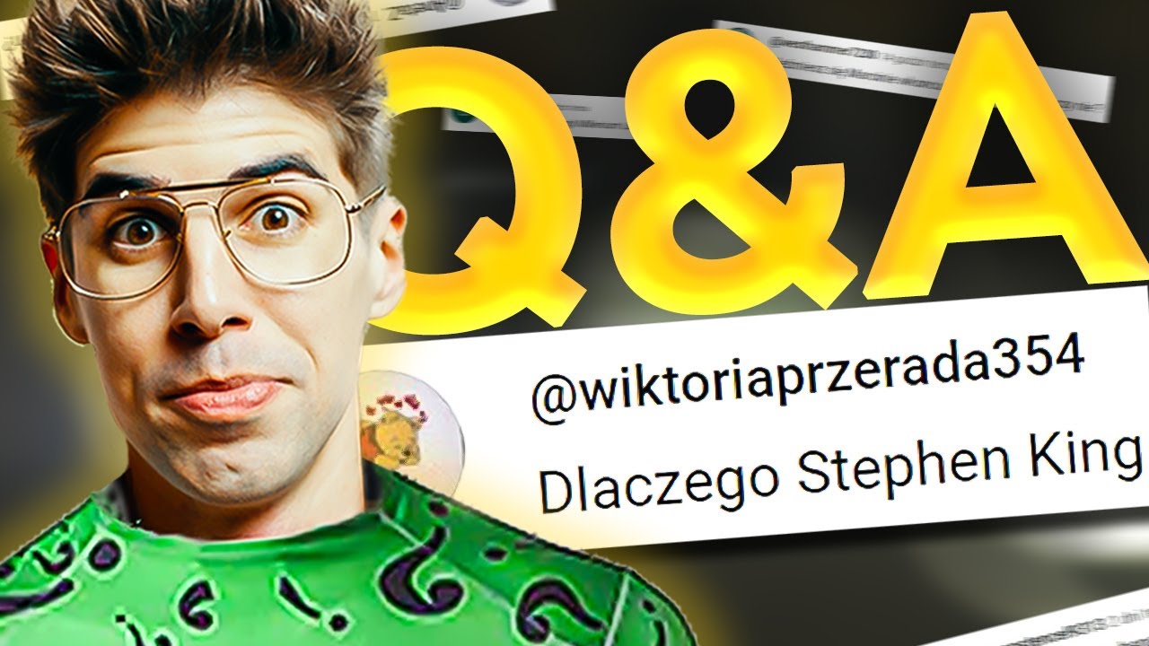 Q&A [01] Stephen King, filmowanie, drożdżówki i dinozaury 🐱‍🐉